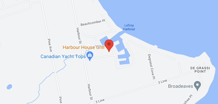 map of 727 HARBOUR RD